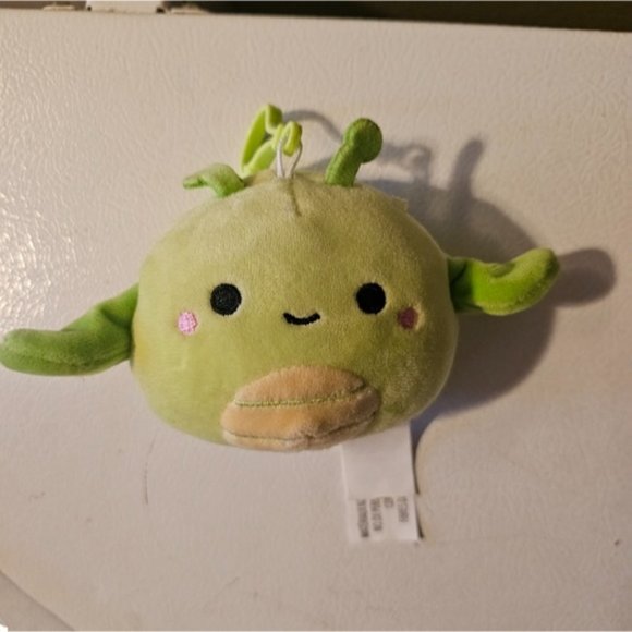 Squishmallow 3.5" Pilar Grasshopper Plush Clip - Picture 5 of 5